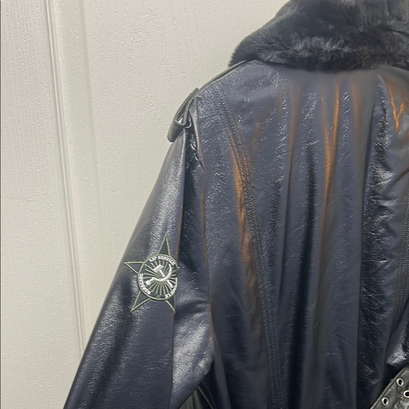 Vintage Lip Service Vice Hardcore Division Trench Coat - Picture 5 of 7